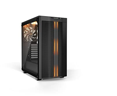be quiet! Pure Base 500DX Black PC-Gehäuse, 3X Pure Wings 2 Lüfter, ARGB LEDs, Radiatoren bis 360mm, Seitenfenster aus Temperglas