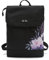 Ela Mo Rucksack Damen - Daypack schön u. durchdacht - Laptop Rucksäcke für Frauen - Anti Diebstahl Tasche für Schule, Uni, Business (Beauty in Darkness)