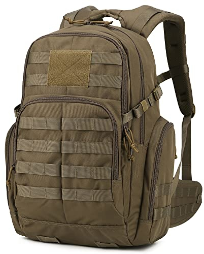 Mardingtop 40L Militär Backpack für Outdoor Ausrüstung Trekkingrucksäcke mit MOLLE-System Taktischer Rucksack für Wandern,Reisen