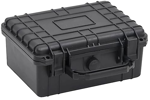 vidaXL Flugkoffer Tragbar Transportkoffer Fotokoffer Kamerakoffer Schutzkoffer Universalkoffer Aufbewahrungskoffer Schwarz 47x36x18cm PP