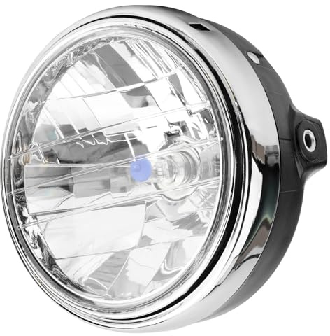 Road Passion 12V Faro para Motocicleta 33120-KV0-703 Compatible con Honda CB400 CB500 CB1300 VTR250 CB250 VTEC400 / SUZUKI GSX1400 / SV650 / SV1000 GSF650 / GSF 1200 / GSF 1250
