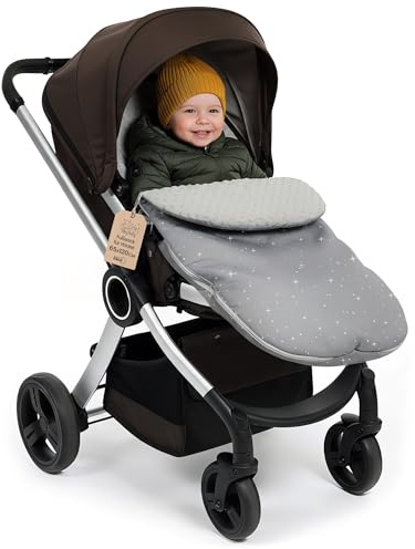 Saco para Carrito y Buggy de Invierno 90x45 cm - Saco de Invierno Forro Cálido Manta Envolvente Accesorio Bebé cálido Minky Galaxy