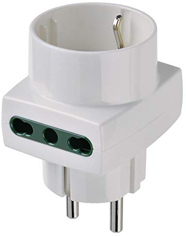 Vimar 00325.B Adattatore Multiplo SICURY 1500 W 250 V, Bianco