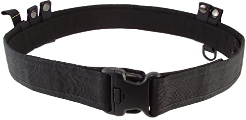 tee-uu BLACK Rettungsdienstkoppel (S-XXL) Komplett-Set (inkl. INNER Untergürtel und BELT KEEPER Set) - M (Hüftumfang 85-105cm)