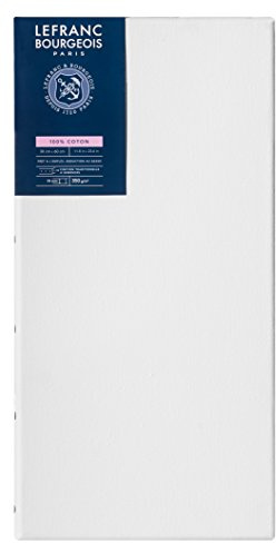 Lefranc & Bourgeois 111140 kilram serie – klassisk, 100% bomull, 350 g/m², arkivkvalitet, syrafri för ökad hållbarhet, grundad – 30 x 60 cm