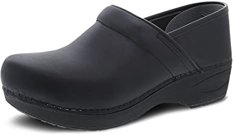 Dansko XP 2.0 Clogs – Lightweight Slip-Resistant Footwear for Comfort and Support – Ideal for Long Standing Professionals – Nursing, Veterinarians, Black Waterproof Pull Up 8.5-9 Wide US
