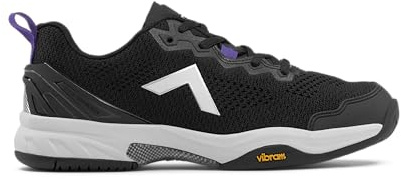 Tyrol Men's Velocity V Pickleball Shoe - Black/Purple - 11