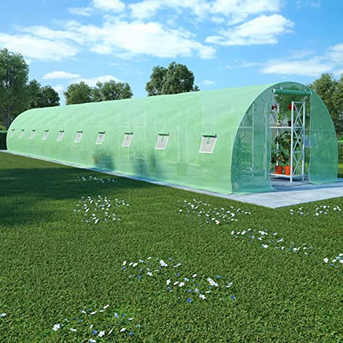 NITCA Serra,Serra da Giardino,Serra a Parete,Serre per Orto, Giardino o Terrazzo,Giardinaggio, Resistente, Apertura con Cerniera, Serra da Terrazzo, 1500 x 300 x 200 cm 45 m²