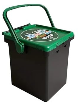 GENERICO Pattumiera per Differenziata 25 Lt, Verde Vetro | Sistema di Contenitori, Raccolta Differenziata