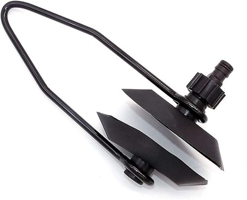 Zodazoqa Boat Motor Flusher Engine Ear Muffs Outboard Garden Hose ConnectionHose Adapter Boat Muffs Outboard Engine Flush Marine Use Kit Boat Accessories (Rectangle, Black, Single tube)