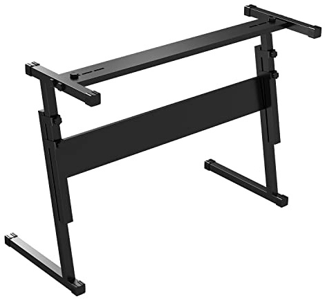 OYAYO Supporto per tastiera Z-Style, altezza regolabile, supporto per pianoforte digitale resistente per 61-88 tasti