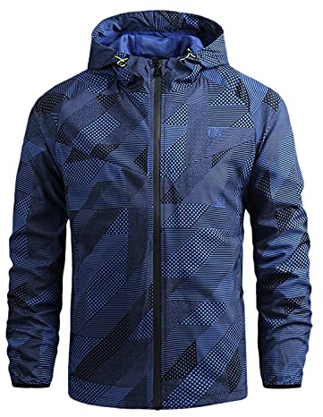 Générique Veste Imperméable Veste Imperméable Homme Veste Pluie Coupe Vent Homme Veste Imperméable Veste Respirante Coupe Vent Homme pour activité en plein air, pour homme