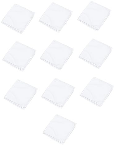 BUGUUYO Mikrofaser Einweghandtücher Mikrofaserhandtücher 30x30cm Weiß Für Haushalt Hotel Spa Sanft Hautfreundlich