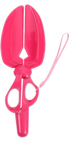 Veemoon Scissor Clamp Type Dog Poop Scooper Lightweight Portable Pooper Scooper for Yard and Travel Convenient Litter Picker with Comfortable Handle for Easy Waste Pickup