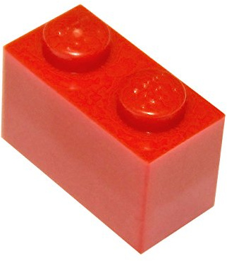 LEGO Parts and Pieces: Red (Bright Red) 1x2 Brick x20