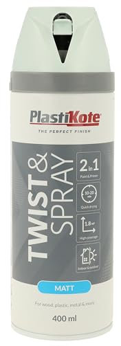 Plasti Kote PKT23113 Spray Paint Sray Can, Blue, matt Duck Egg Blue