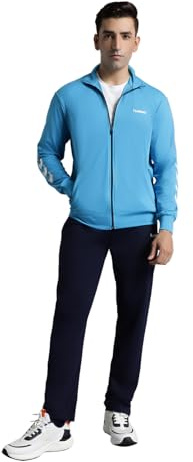 hummel 205876 Hombre Ensemble Promoción Poli Chándal Suit, Bleu Foncã, S Eu