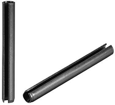 sourcing map Ranurado Resorte Pasador - 6mm x 60mm Acabado Liso 65Mn Rollos Kit Surtido para Pequeños Máquinas Proyectos 20Pcs