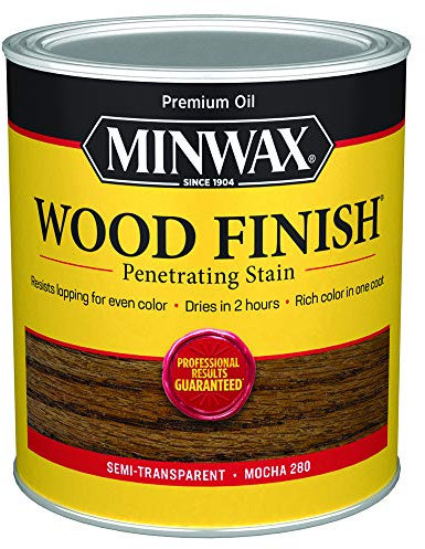 Minwax Wood Finish 700194444, Mocha Stain, Quart