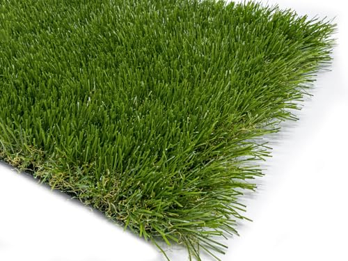 Gazon synthetique CAMILLE 45 mm. Rouleau 2 x 5 m. 10 m2. 45 mm hauteur. Le plus naturel. Unique et incroyable. Vert