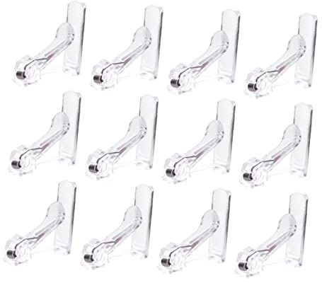 PRETYZOOM 12piezas Sujetamanteles Duraderos para Picnic Camping Cenas Bodas Ajustables Mesas