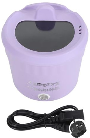 Mini Olla Eléctrica De 450 W, Olla Rápida Para Fideos Para Ramen, Huevo, Pasta, 1,2 L, Antiadherente, Púrpura (Enchufe de la UE 220V)