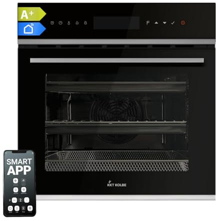 KKT KOLBE Einbau-Backofen 60cm | 70L | 2,8kW | Pizzafunktion | Grill | Umluft | Heißluft | Pyrolyse | Abschalt-Timer | Wärmeschutzverglasung | EB8319PHC