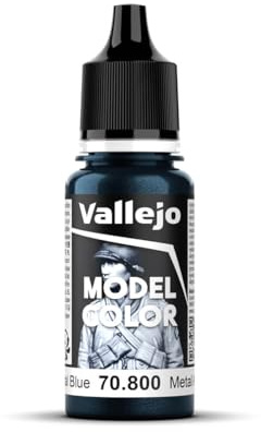 Vallejo Model Color 17 ml Acrylic Paint - Metallic Gunmetal Blue