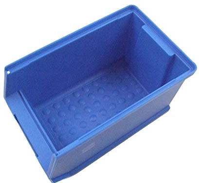 Sichtlagerbox, Stapelboxen (blau) Gr. 3, Made in Germany