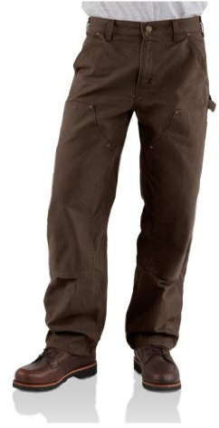 Carhartt Herren Latzhose Washed Duck Double Front - - 32W / 32L