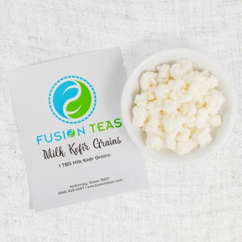 2 TBSP Milk Kefir Grains - Fresh Probiotic Starter Culture - Fusion Teas