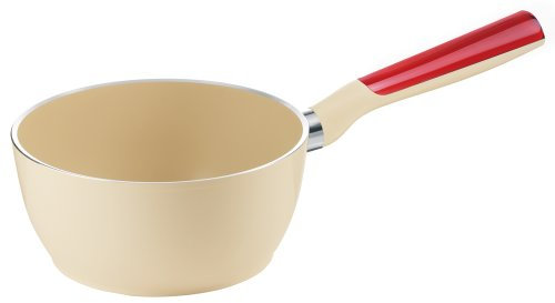 Guzzini 22791065 Latina Casseruola con Rivestimento in Ceramica, 16 cm, Adatta a induzione