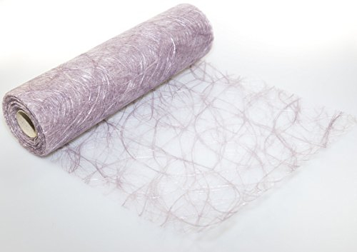 Sizoweb - Camino de mesa, fieltro, 30 cm x 5 o 20 m (ancho x largo). Para decoración de verano, Pascuas, Navidad o bodas, corte manual de Protinam, plástico, lila-pastell 5330, 5,0 m