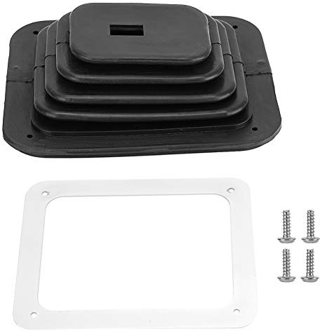 Akozon Shift Lever Rubber Shift Boot Gear Shift Cover Car Shifter Boot Black Replacement for 350