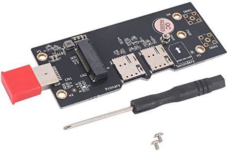 Koanhinn per NGFF M.2 Chiave B a USB 3.0 Adattatore Riser Card con Dual NANO Slot per Connettore per WWAN/LTE Module