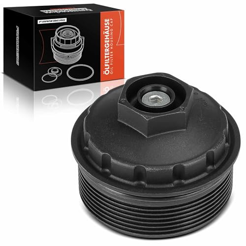 Frankberg Tapa del cárter del filtro de aceite con Junta Compatible con A3 8P1 B.o.r.a 1J2 Golf IV 1J1 Golf V 1K1 P.a.s.s.a.t 3B2 S.h.a.r.a.n 7M6 7M8 7M9 Replace# 071115433