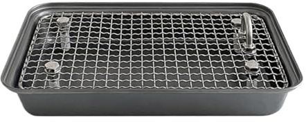 Caja de arena para conejos, bandeja de entrenamiento extraíble de acero inoxidable, inodoro resistente para mascotas, accesorio de jaula fácil de limpiar para conejos, cobayas, hurones, mascotas