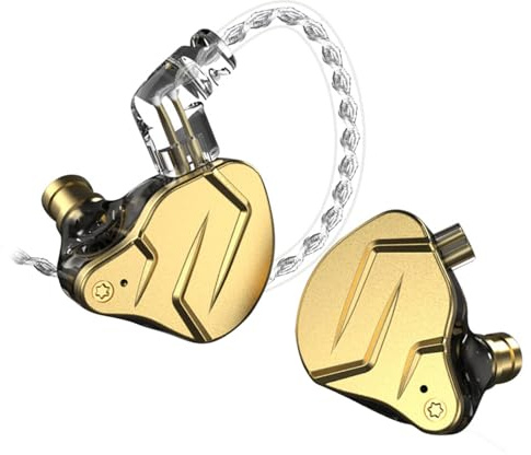 Kopplade i öronörlurar med 1BA+1DD hybriddrivrutiner DIY Anpassningsbara HIFI-hörlurar för DJ-löpning och sportavtagbar kabel med 3,5 mm guldpläterad plugg (utan mikrofon)