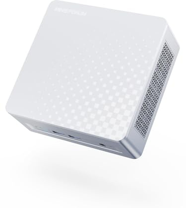 MINIS FORUM Mini PC M1 Plus-128H avec Intel Core i7-12800H (14C/20T, jusqu'à 4,8 GHz), 32Go DDR5 RAM, SSD M.2 de 1To, Triple Affichage avec HDMI2.1/DP1.4/USB4.0, 5 x USB, Double LAN 2,5 GHz,Wi-Fi6e
