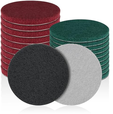 5 Inch Hook and Loop Scuff Discs, Scouring Pads for Cleaning 10Pcs