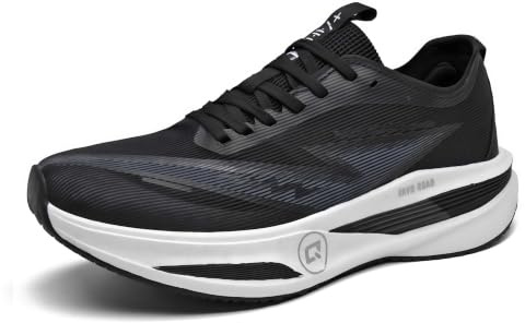 DYISOFY Zapatillas Running Hombre Mujer Ligeras Transpirables Deportivas Sneakers Bambas Cómodas Correr Gimnasio Fitness Caminar Diario Negro 40 EU