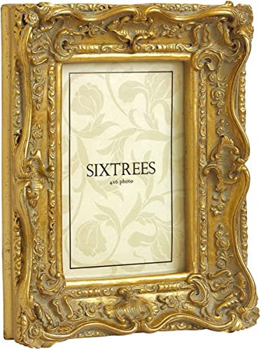 Shabby Chic Style Very Ornate Antique Gold Photo Frame for 10x8 (250x2000mm) Pictures - Chelsea, by Sixtrees.