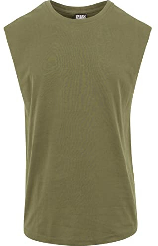 URBAN CLASSICS Canotta Uomo Oversize, Canottiera con Maniche dallo Stile non Rifinito per Allenamento, Palestra, Tank Top Sportivo, Taglie S - XXL