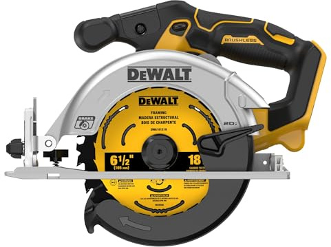DEWALT 20V MAX* 6-1/2 in. Brushless Cordless Circular Saw, Tool Only (DCS565B)
