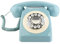 Sangyn Classic Retro Telephone Vintage Style Cord Phone with Push Button Old Fashioned Landline Desk Phone for Home Office Hotel and Bar