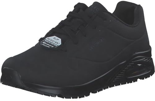 Skechers 200054ec Blk, Sneaker Uomo, Black Synthetic, 40 EU