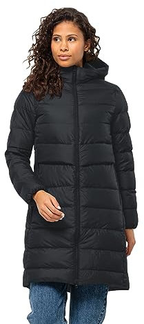 Jack Wolfskin Damen LENAUPLATZ Coat W Daunenmantel, Phantom, M
