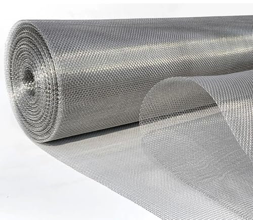 Rete tessuta in acciaio inox, Rete metallica intrecciata in acciaio inossidabile 304, 30x60 cm, filtro a maglie da 10-400 maglie, foglio di rete metallica intrecciata for griglia di cottura(250 Mesh H
