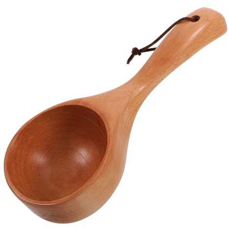 Mobestech Ergonomic Ladle Bath Water Scoop Long Handle Household Water Scoop for Kitchen