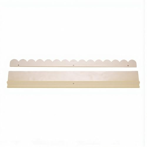 VGEBY Rastrelliere per Mahjong con Pulsanti, Supporto per Piastrelle in Acrilico Colorato a Conchiglia da 20 Pollici, Design a Forma di Onda Impedisce lo Scivolamento per Serate di